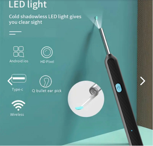 Otoscopio con luz LED